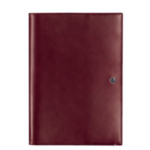 181618 Cherry Red Conference Pad Cover & A5 Notebook