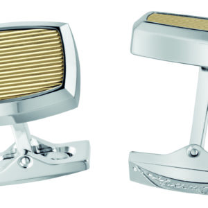 5503 Yellow Two Tone Palladium Cufflinks