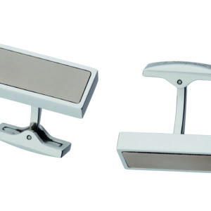 5633 Titanium & Stainless Steel Finish Cufflinks