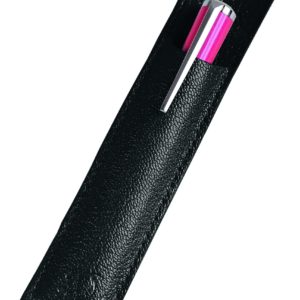 92018 Mini Black leather Pen Slot