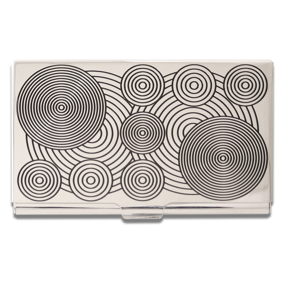 C2VP06BC Circle Etched Card Case