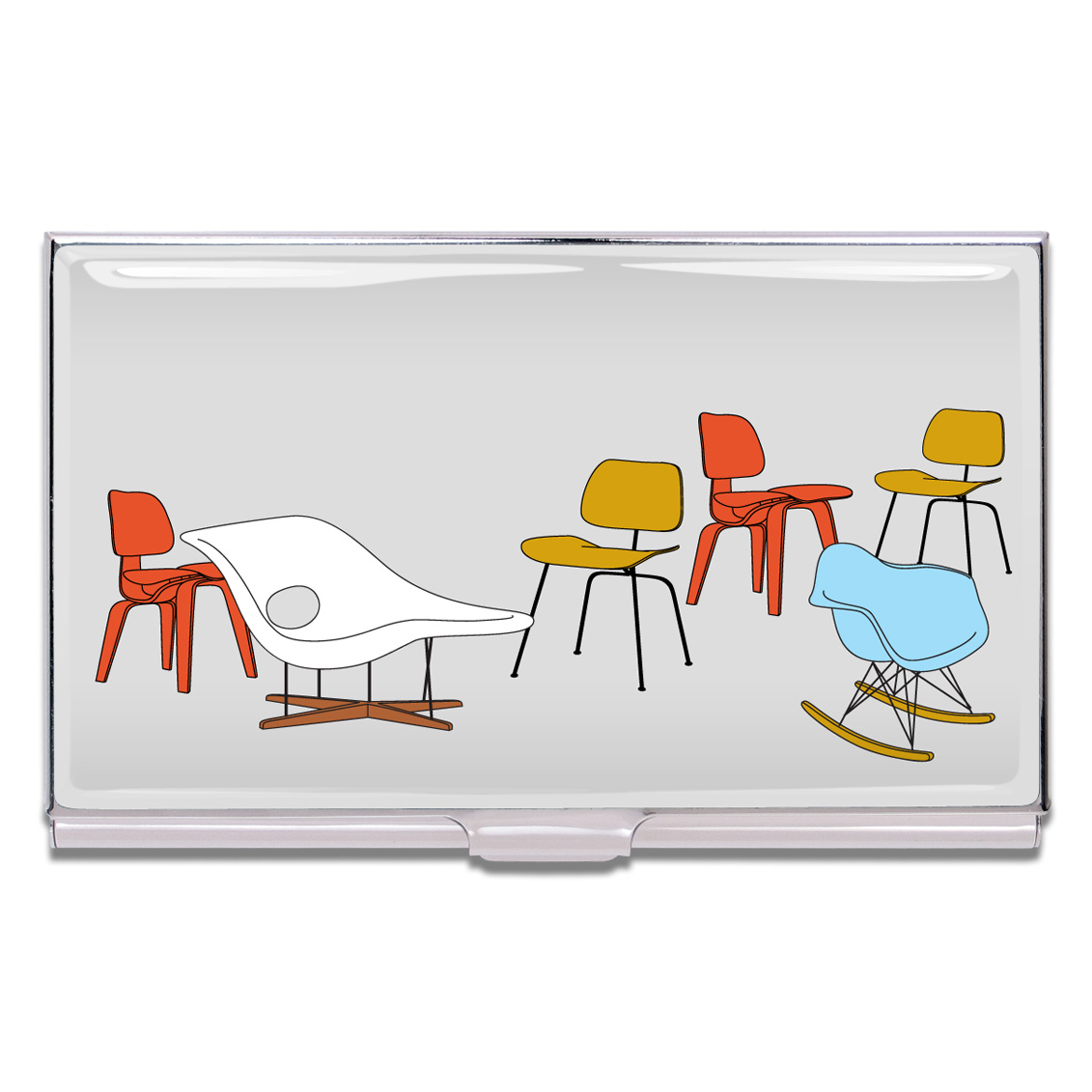 CE04BC Eames Chairs Card Case