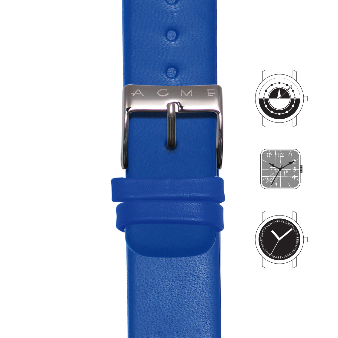 STRAP02 Blue Watch Strap