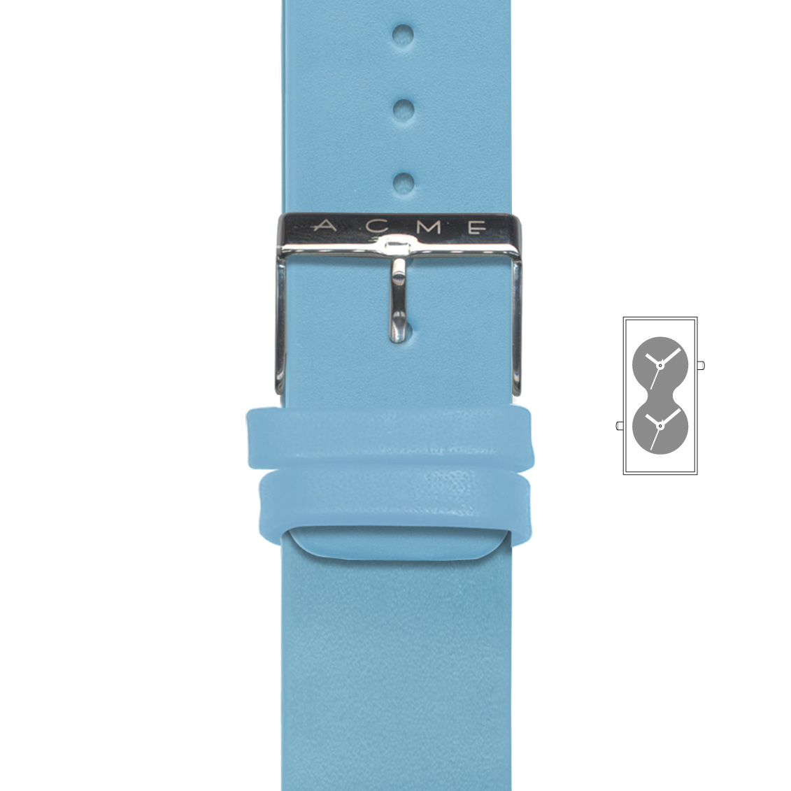 STRAP09 Bi Watch Blue Strap