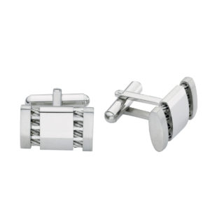 TCL-6009 Polished Stainless Steel Cufflinks