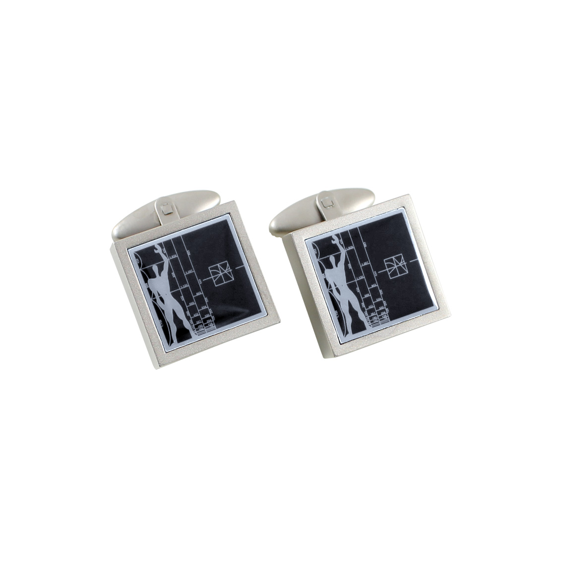 A1LC01C Le Modulor/Figure Cufflinks