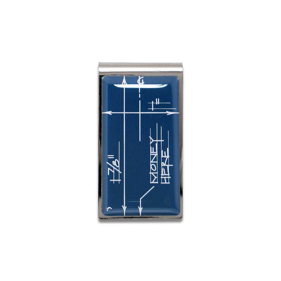 A2CB01MC Blueprint Money Clip