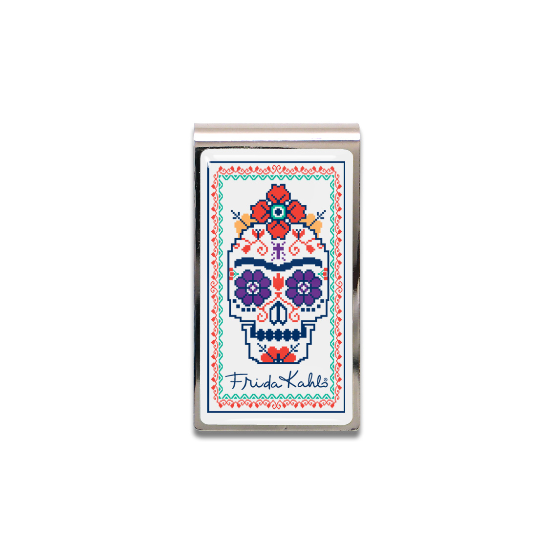 A2FK07MC Sugar Skull Money Clip