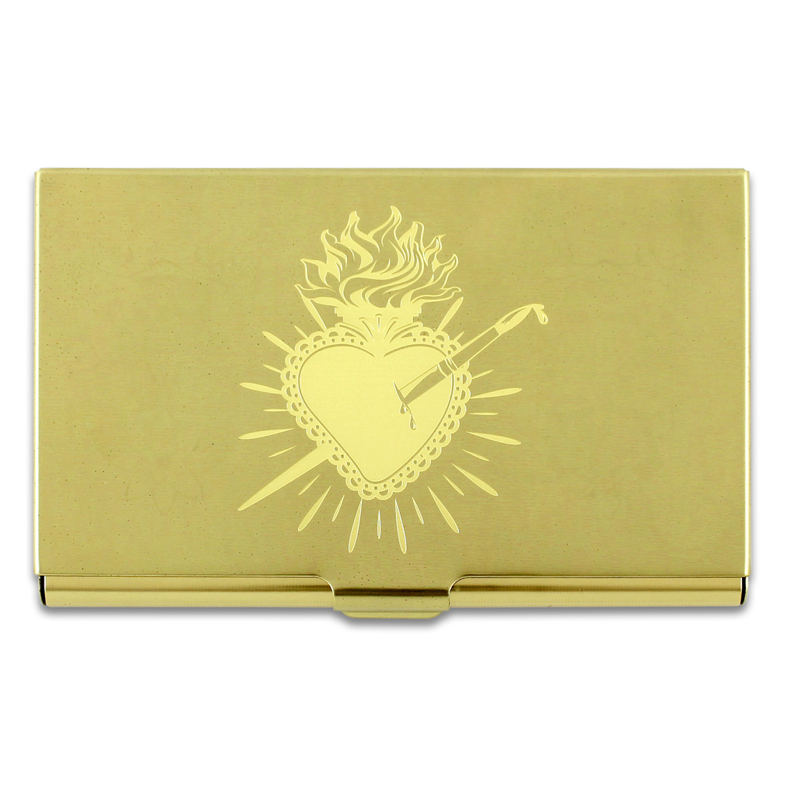 Acme C2FK05BC Heart Etched Card Case