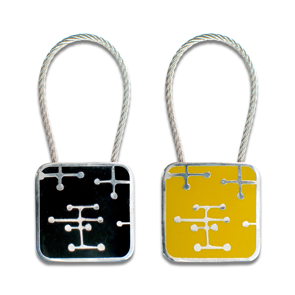 KE09KR Dots Key Ring