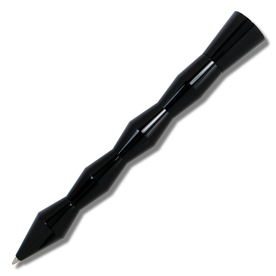 Acme P2KR19BKRB Kuzi Black Retractable Ball Point Pen