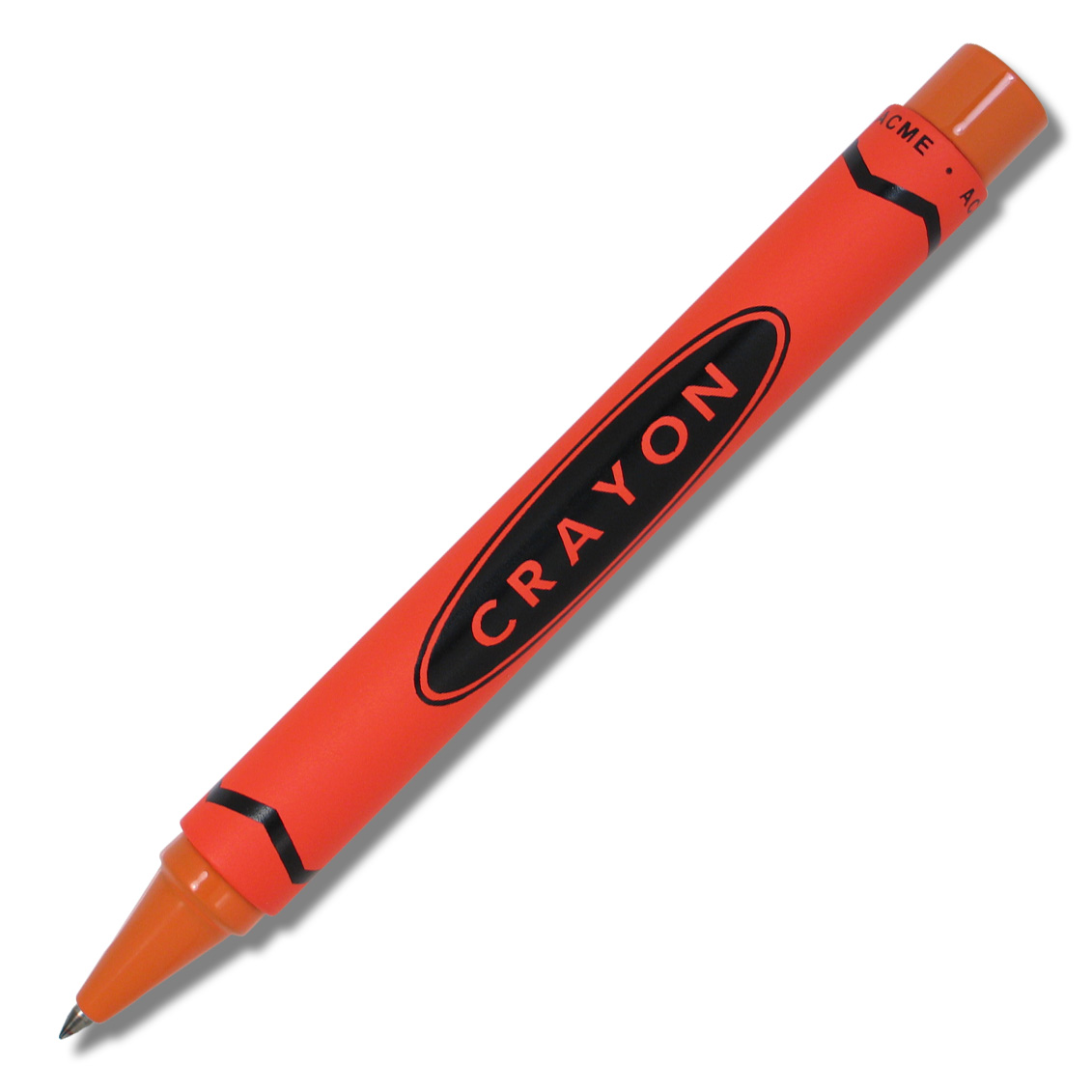 Acme PAcme3ORRR Crayon Orange Roller Ball Pen