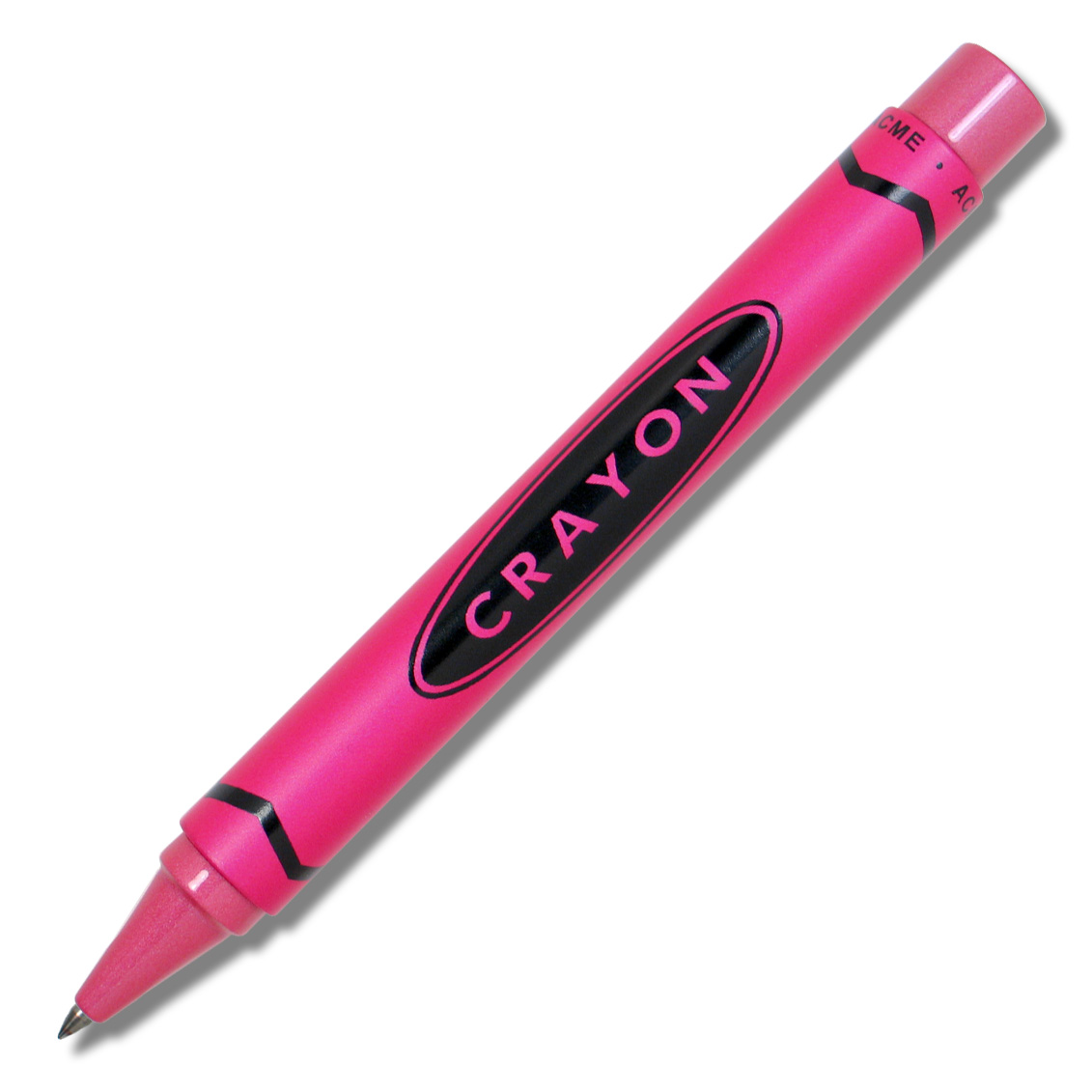 Acme PAcme3PKRR Crayon Pink Roller Ball Pen