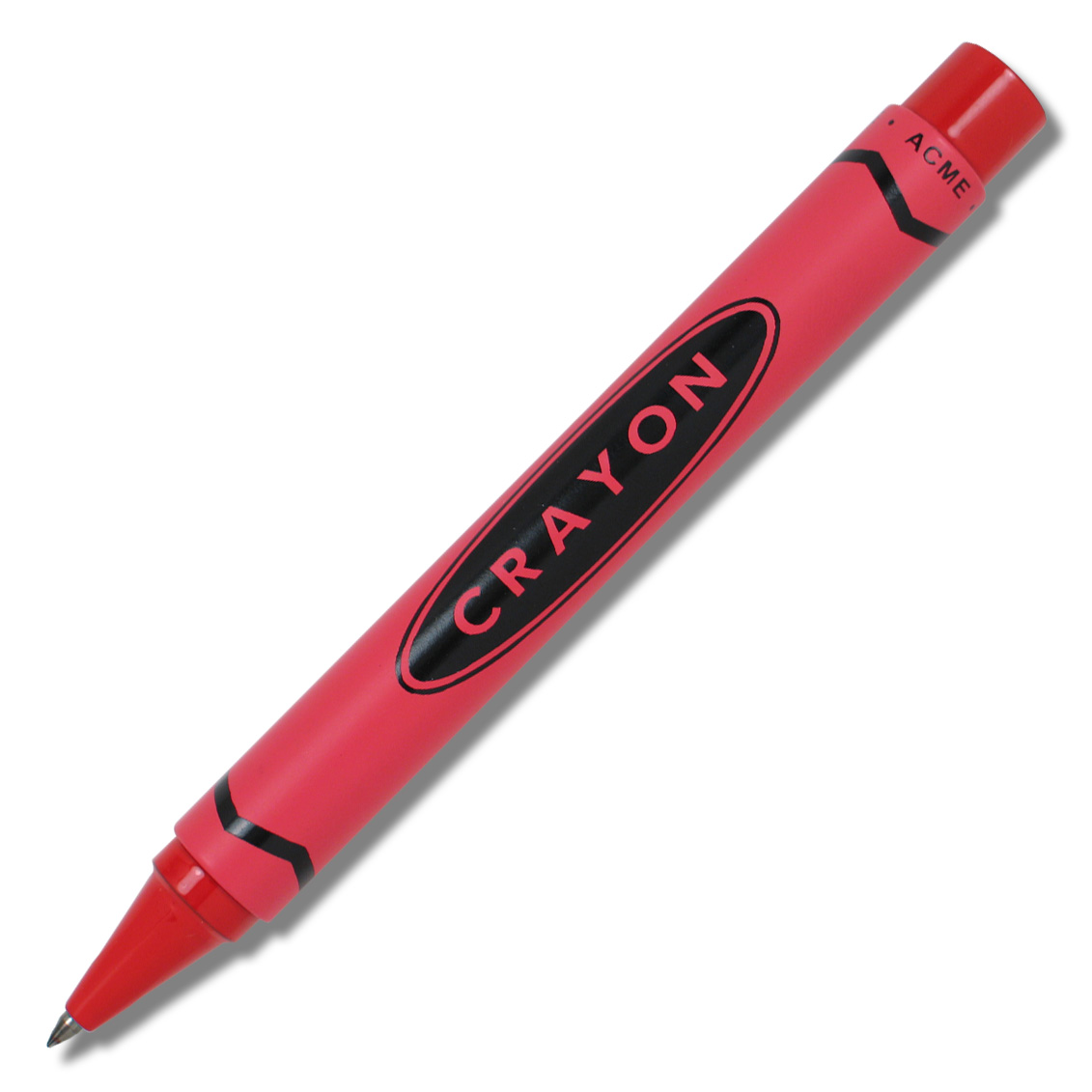 Acme PAcme3RDRR Crayon Red Roller Ball Pen