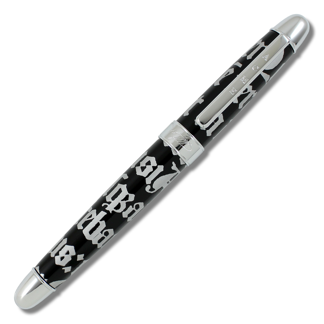 Acme PRD36R Gothic Script Silver Standard Roller Ball