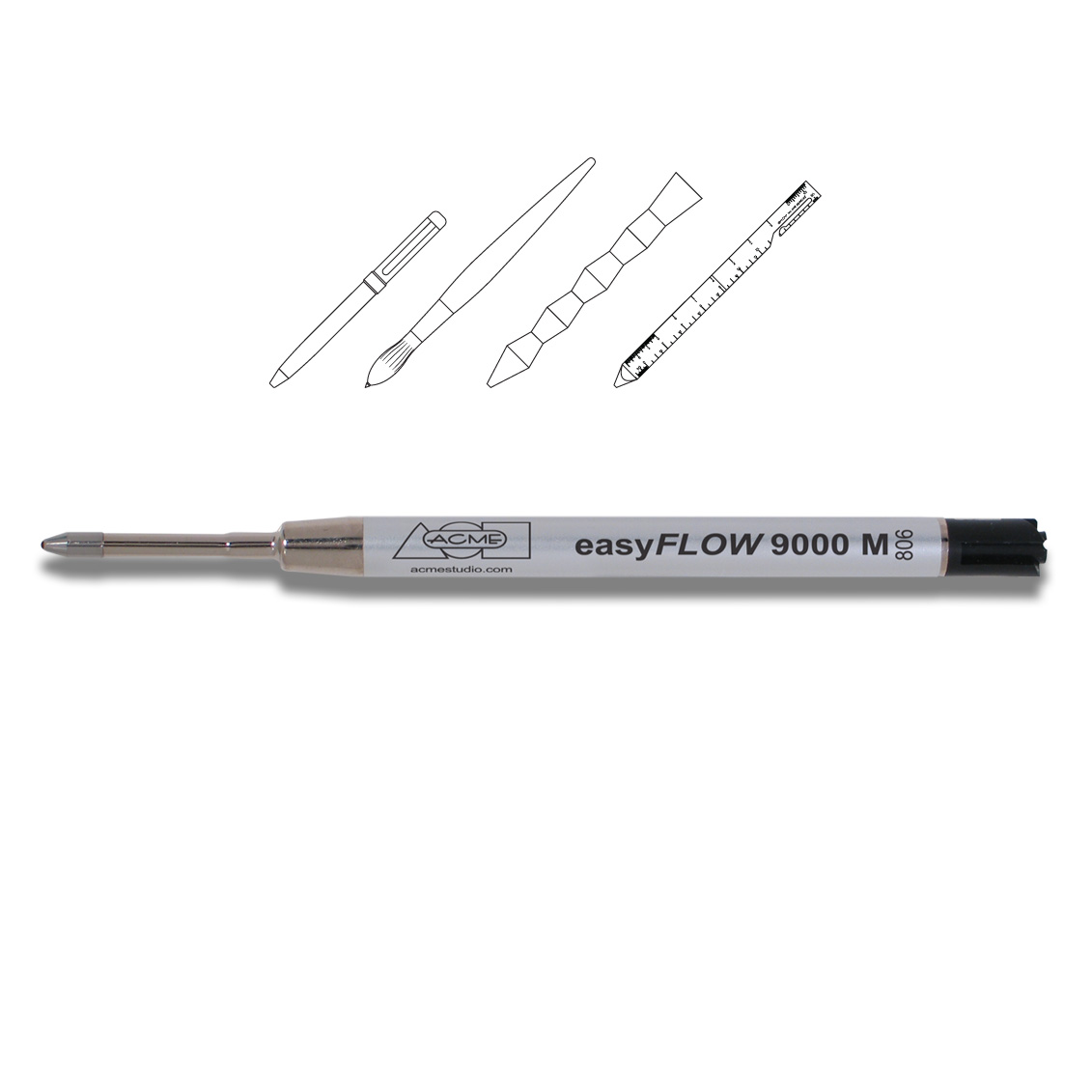 Acme PREFP9000BK Black Refill Easyflow